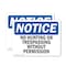 Signmission No Hunting Or Trespassing Without Permission OSHA Notice Sign, Vinyl Decal, 10in W x 7in L, 2PK OS-2PACK-NS-D-710-L-14661 - alternate 1